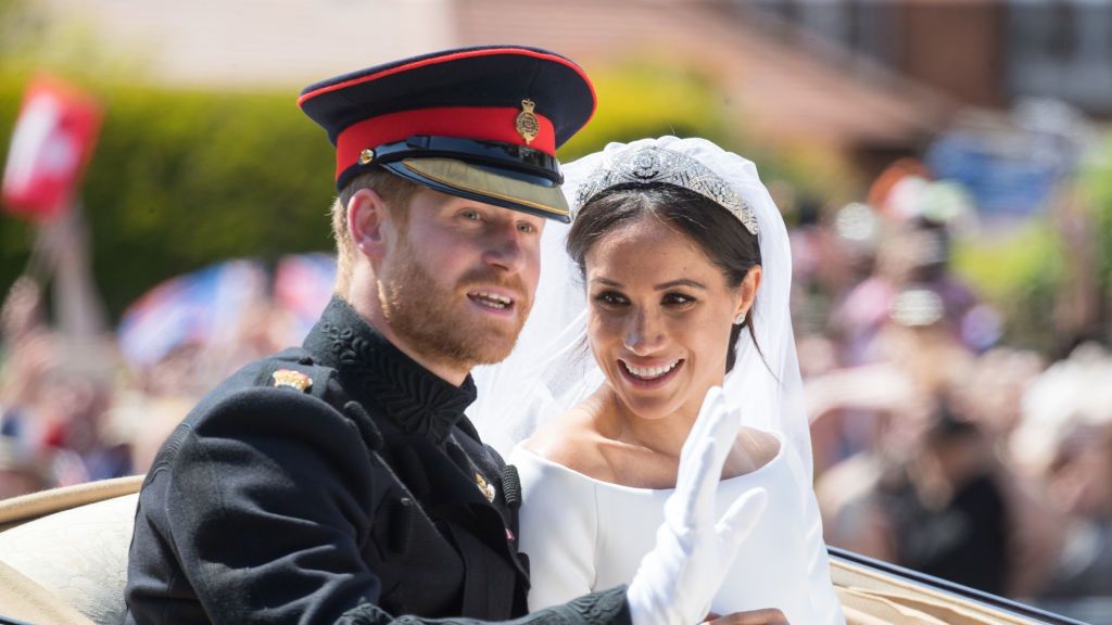 Meghan Markle i książę Harry w dniu ślubu