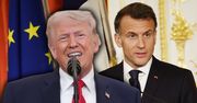 Trump go rozjuszył. Macron reaguje na tekst o żonie