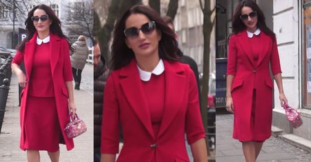 "Wiosenna" Steczkowska pod TVN-em. Nie za zimno?