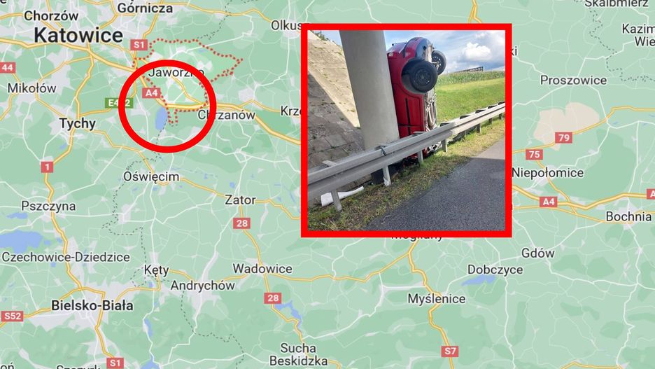 Śmiertelny wypadek na A4