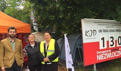 Towarzystwo Dziennikarskie na pikiecie KOD