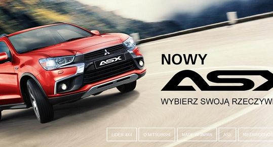 „Rozpocznij przygodę” w kampanii nowej wersji Mitsubishi ASX (wideo)