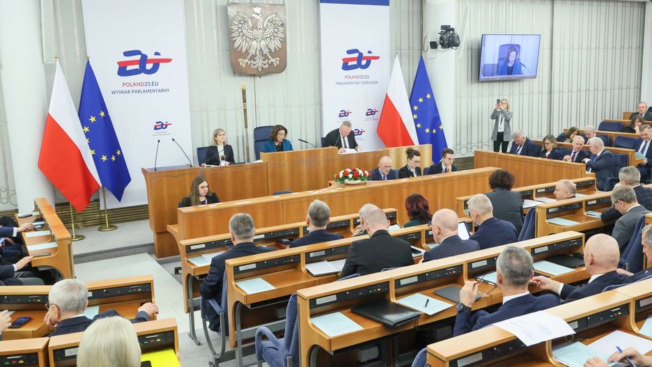27. posiedzenie Senatu
Fot. Adam Burakowski/East News, Warszawa, 22.01.2025. 27. posiedzenie Senatu XI kadencji.
Adam Burakowski