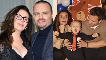 Pierwsze urodziny syna Marcina Hakiela pełne PRZEPYCHU. Żyrafa i złote papilotki [ZDJĘCIA]