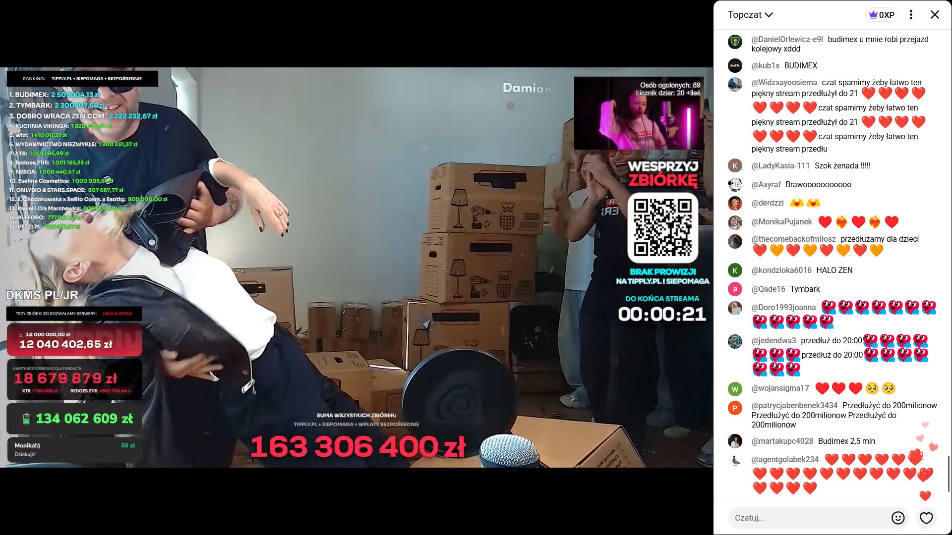 Małgorzata Kożuchowska wjechała w kartony