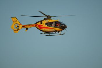 Rudki: Rowerzysta zderzył się z audi. Na miejscu śmigłowiec LPR