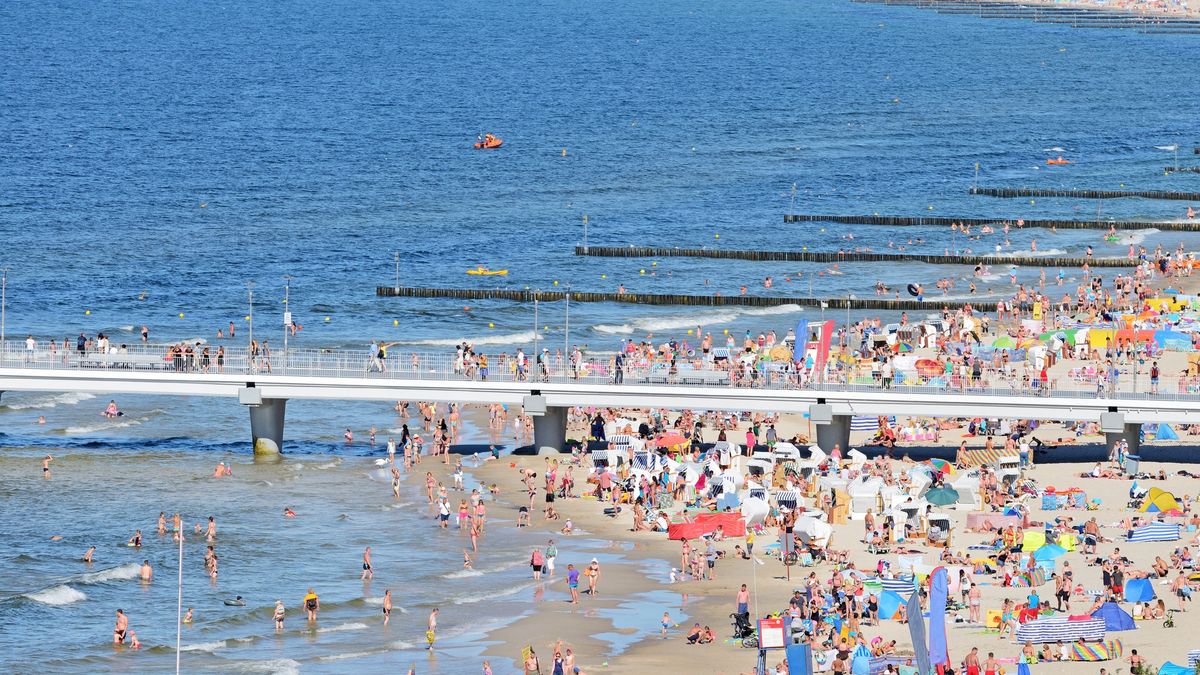 Tłumy na polskich plażach 
