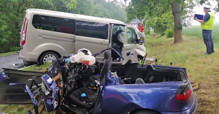 Tragiczny wypadek na trasie Śrem – Kórnik