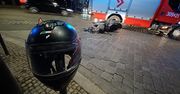 Nocny wypadek we Wrocławiu. Motocyklista wjechał w bariery, zginął na miejscu