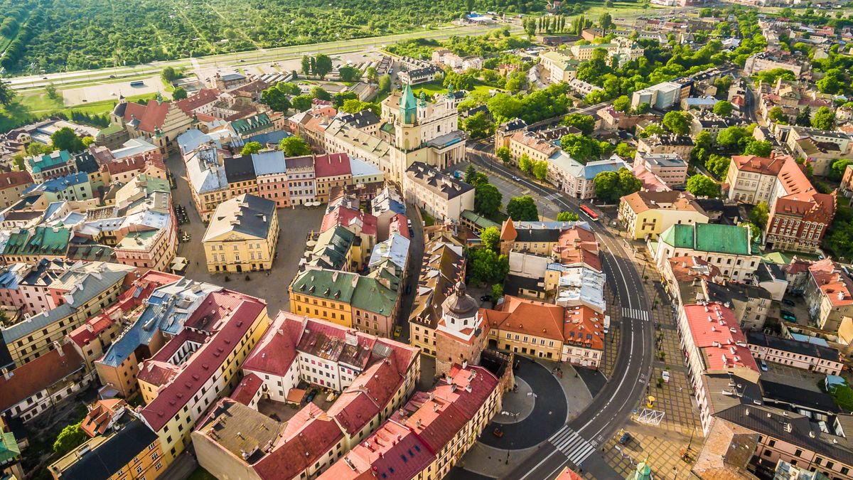 Lublin z lotu ptaka