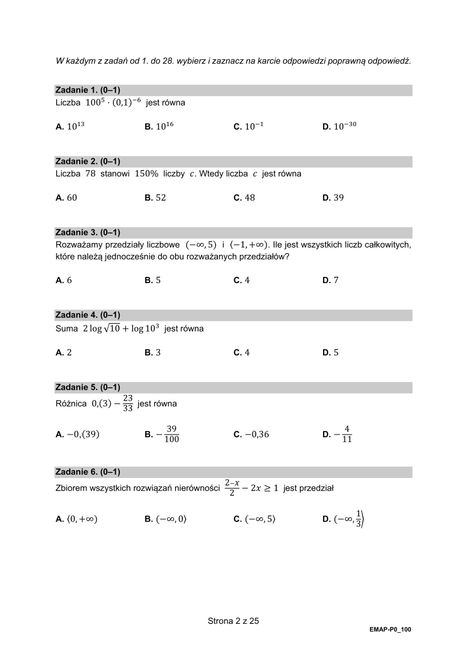 Matura z matematyki 2021. Arkusze CKE na poziomie podstawowym. 