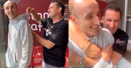 Robert Kubica i Misiek Koterski w duecie przed kamerą. "Nie mogliśmy się powstrzymać"