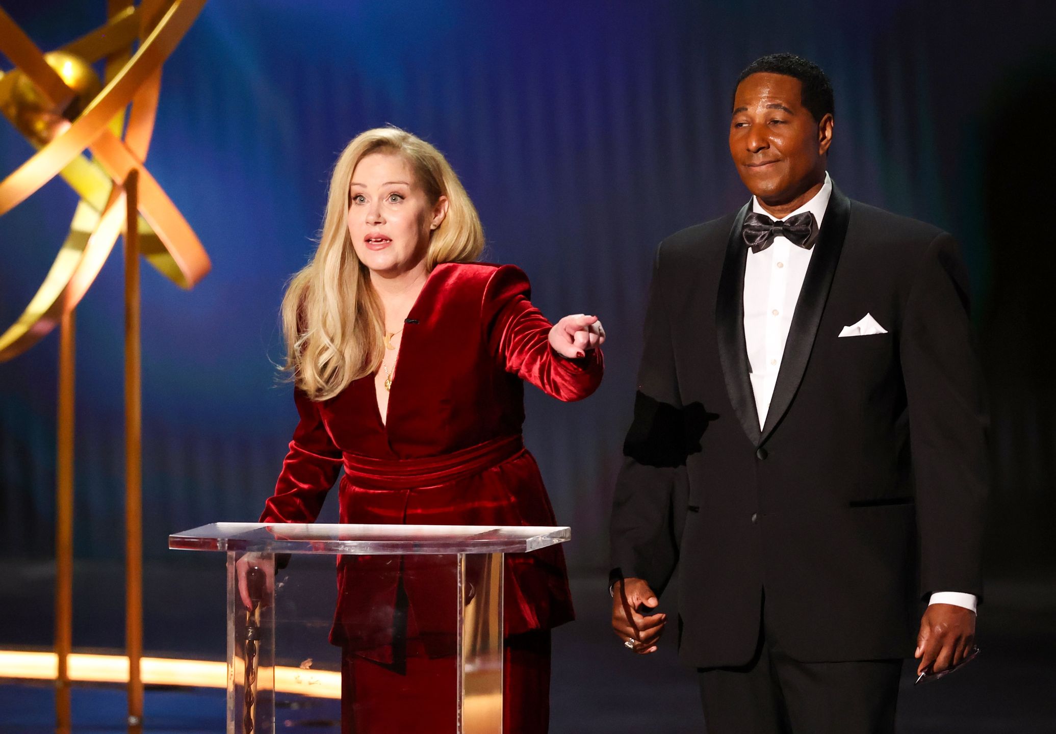 Christina Applegate podczas Emmy Awards