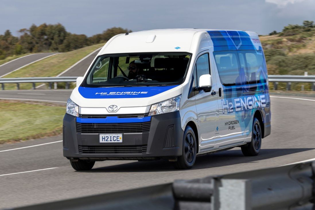 Prototype hydrogen-powered delivery vehicle developed by Australian Toyota engineers