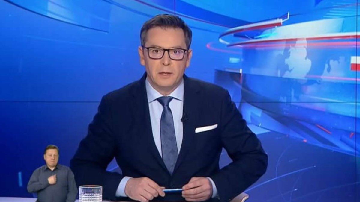 W piątkowym wydaniu "Wiadomości" TVP pojawił się pojawił się kontrowersyjny pasek