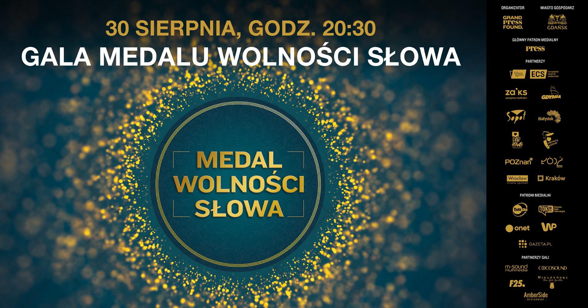 Medal Wolności Słowa to nagroda Fundacji Grand Press