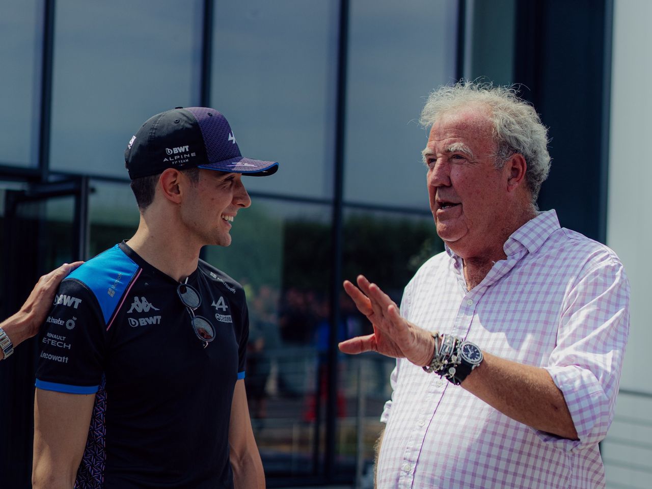 Jeremy Clarkson i Esteban Ocon