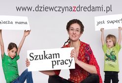 Ewa reklamuje się na billboardzie: po prostu mnie zatrudnij!