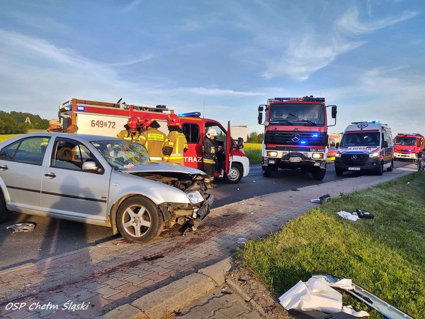 Na miejscu interweniowały służby ratunkowe