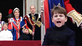 Książę Louis DOKAZUJE na balkonie Pałacu Buckingham (ZDJĘCIA)