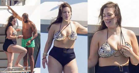 Ashley Graham w BIKINI W PANTERKĘ dokazuje na jachcie w St Tropez (ZDJĘCIA)