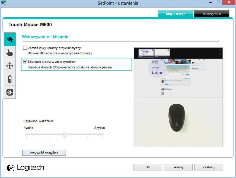 Logitech M600 – stylowa, dotykowa, ale czy wygodna? [test] 6