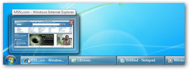 Przywróć starą funkcjonalność paska zadań w Windows 7 4