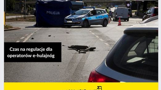 Stowarzyszenie Miasto Jest Nasze apeluje o dobre przepisy dotyczące e-hulajnóg.