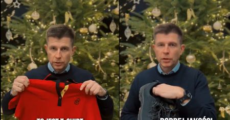 Petru zabrał swoje ubrania z Biedronki. Za ten pomysł można go pochwalić