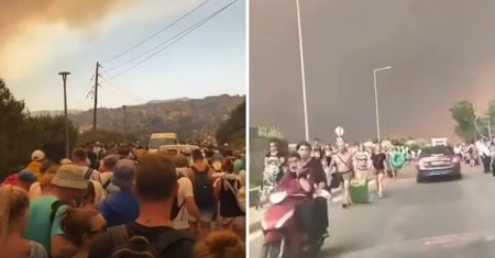 Piekło na Rodos. Trwa ewakuacja tysięcy turystów