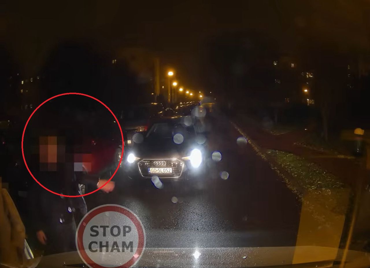 "Głupi i nierozumny". Awantura na wąskiej drodze. Kierowca nie wytrzymał