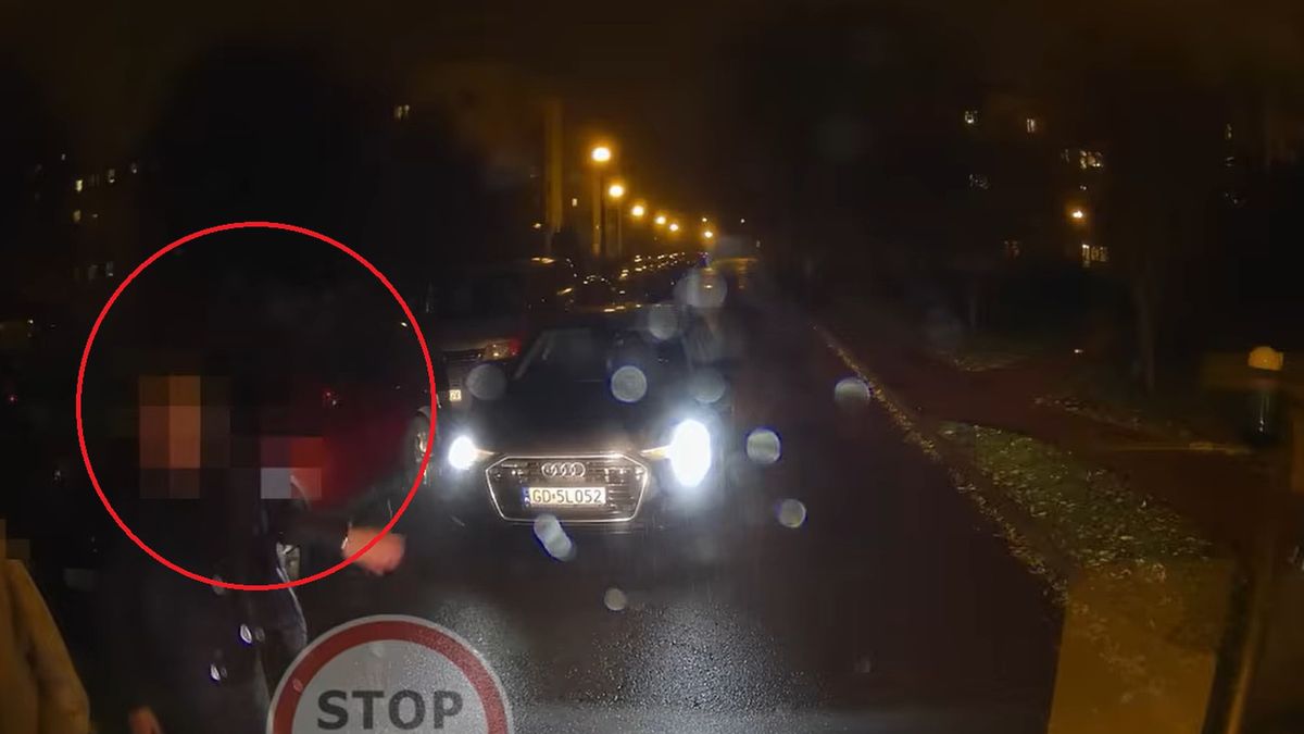 Sprzeczka na wąskiej drodze w Lublinie