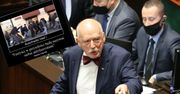 Porównania do nazistów i fałszywy cytat z Churchilla. Korwin-Mikke szarżuje na Twitterze