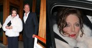 Elegancka Joan Collins zachwyca na kolacji z MŁODSZYM o ponad 30 lat mężem. Para jak z żurnala?