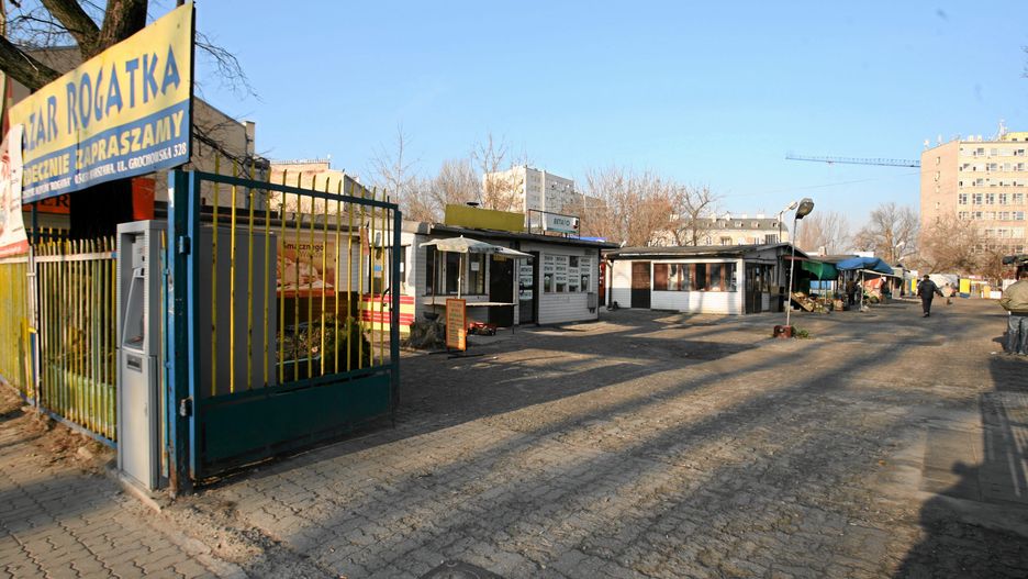 Warszawa. Bazar Rogatka w 2011 r.