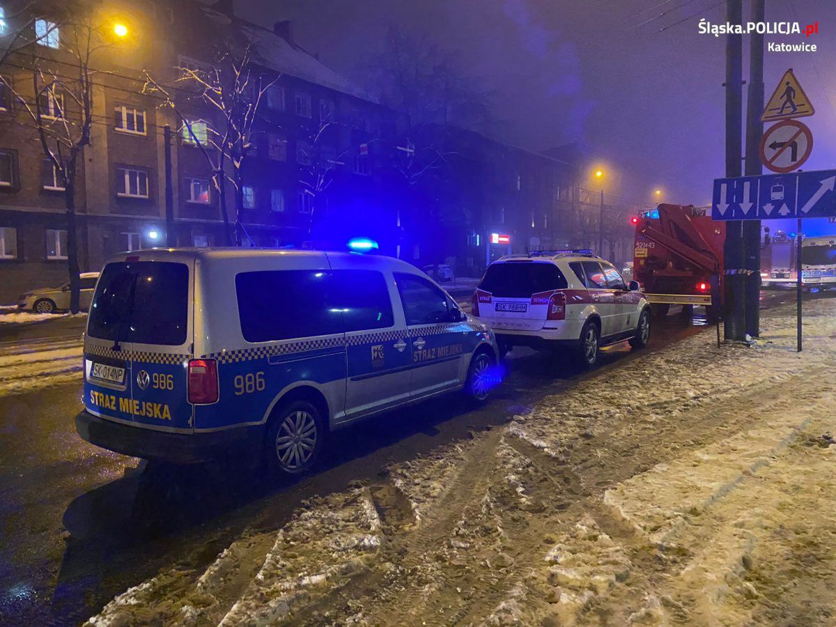 Akcja służb w Katowicach