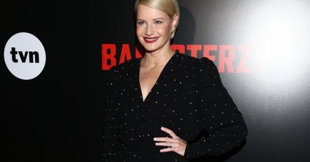 Małgorzata Kożuchowska na premierze filmu "Banksterzy". Wyglądała olśniewająco