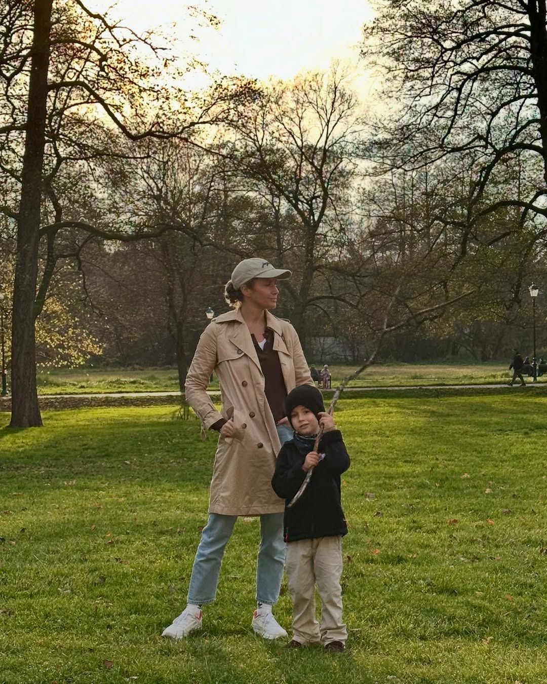 Monika Mrozowska z synkiem
