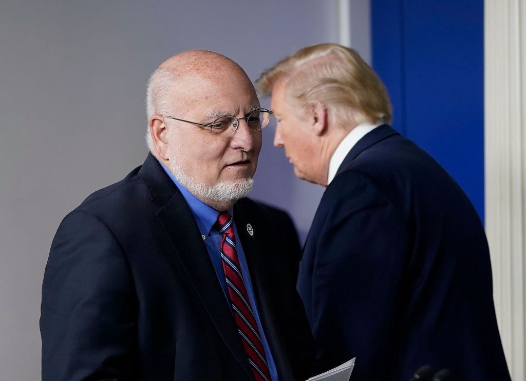 Dr Robert Redfield i Donald Trump