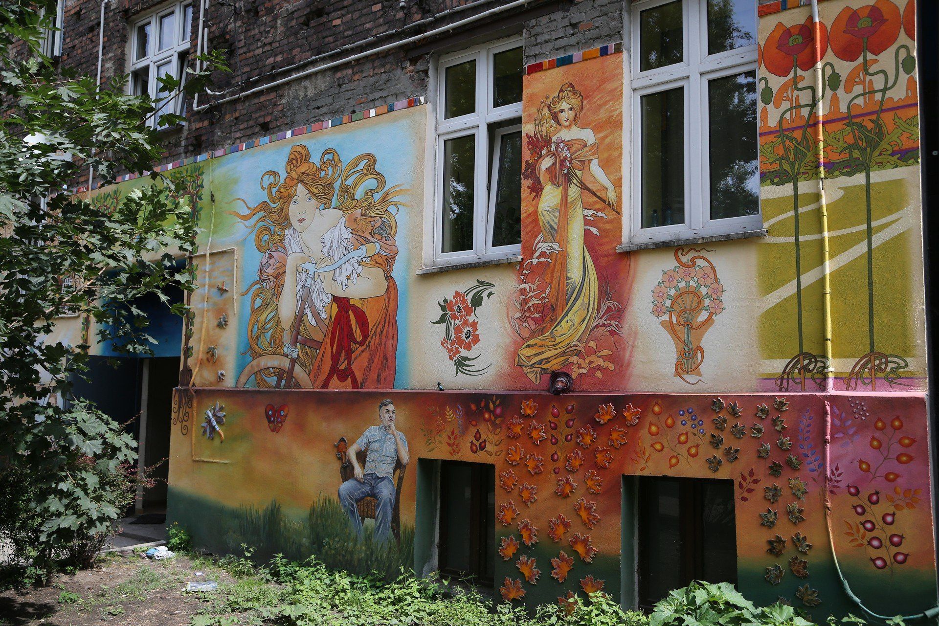 08.08.2019 WROCLAW
MURAL MURALE GRAFFITI MALARSTWO SZTUKA ULICZNA PODWORKO ULICA ROOSVELTA OLBINSKA 
GAZETA WROCLAWSKA
TOMASZ HOLOD / POLSKA PRESS