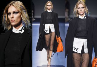 Tydzień mody w Mediolanie: psy na wybiegu, modelka w hidżabie i Anja Rubik u Versace (ZDJĘCIA)