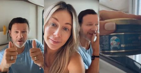 Zaspana Małgorzata Rozenek zachwyca się wypasionym kamperem: "Pysiuniu, KAWIOR DOSTALIŚMY!"