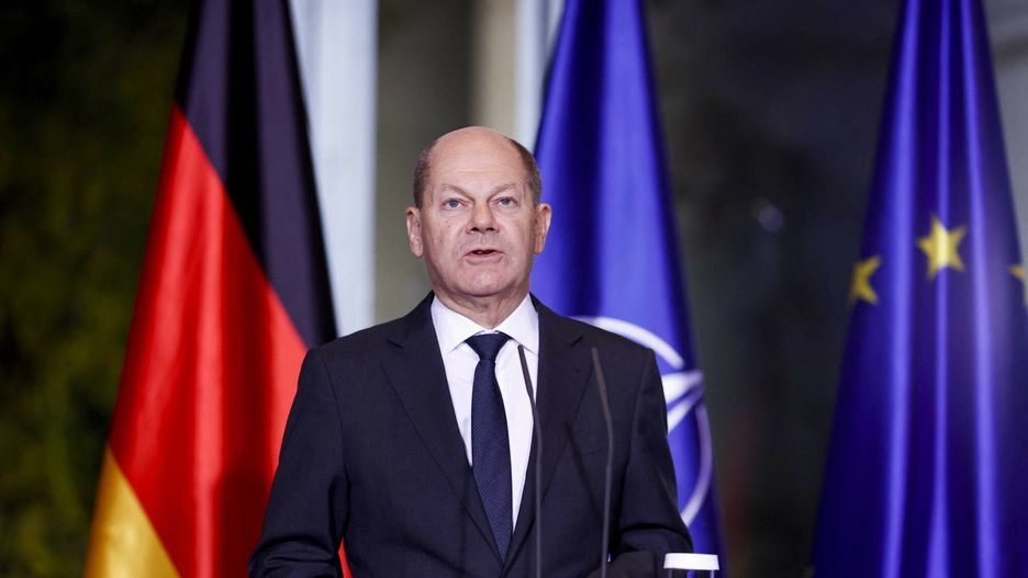 Sekretarz Generalny NATO Jens Stoltenberg z wizyt? w Berlinie
BERLIN, GERMANY - DECEMBER 01: German Chancellor Olaf Scholz and NATO Secretary General Jens Stoltenberg hold a joint news conference in Berlin, Germany on December 01, 2022. Abdulhamid Hosbas / Anadolu Agency/ABACAPRESS.COM
AA/ABACA