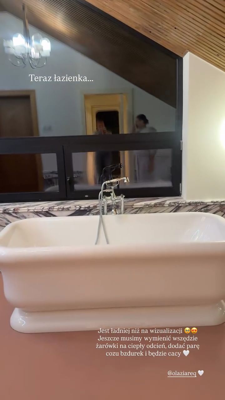 Łazienka w leśnym domu Julii Wieniawy