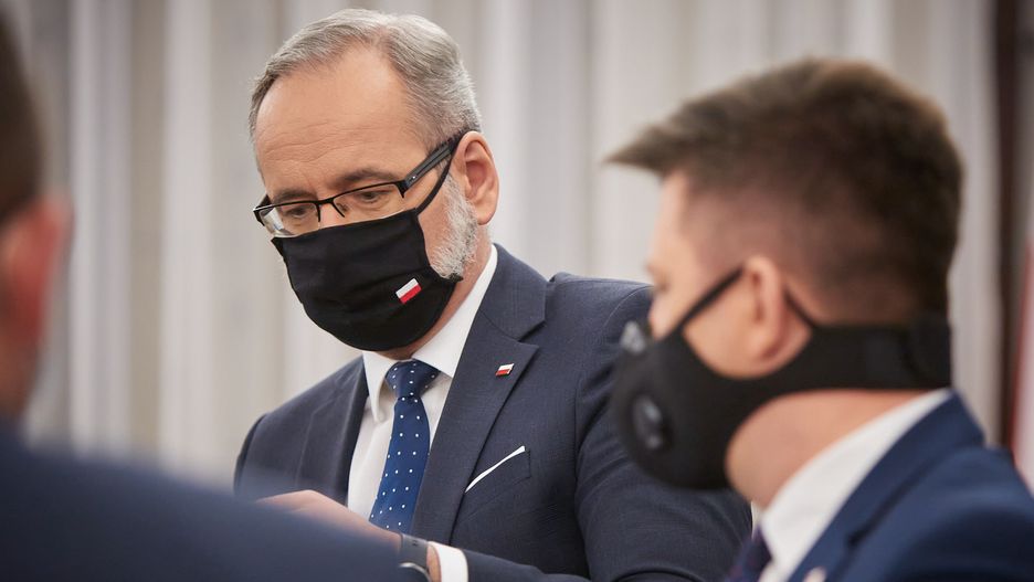 Briefing prasowy ministra zdrowia i szefa Kancelarii Premiera
