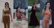 Kendall Jenner i Hailey Bieber korzystają z wakacji w Meksyku, prężąc smukłe sylwetki w bikini (ZDJĘCIA)