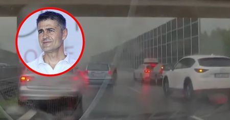 Burza przestraszyła kierowców. Hołowczyc mówi, co o tym myśli