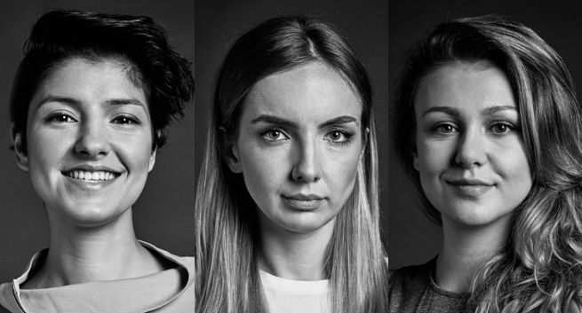 Alicja Tubielewicz, Ola Pudło i Dominika Głuchowska w Makata Creative Group