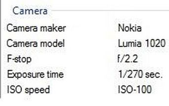Optyka Lumia 1020