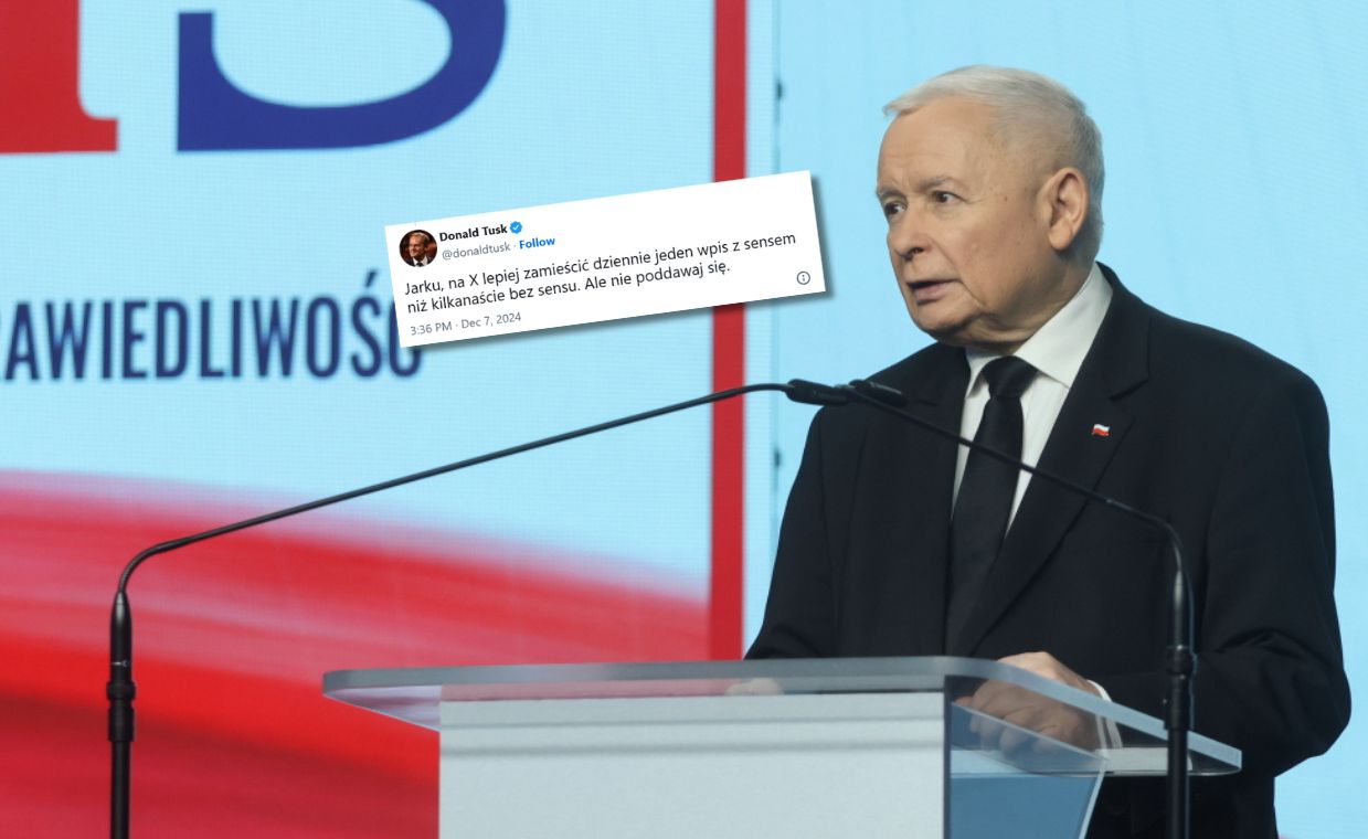 Kaczyński odpowiada Tuskowi. "Jest coś takiego jak wyższość, niższość"